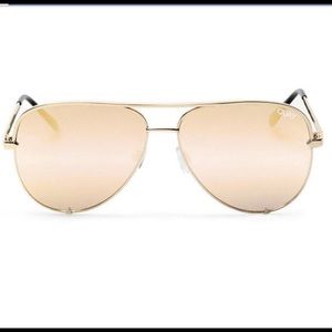 Quay Gold Mirror High Keys